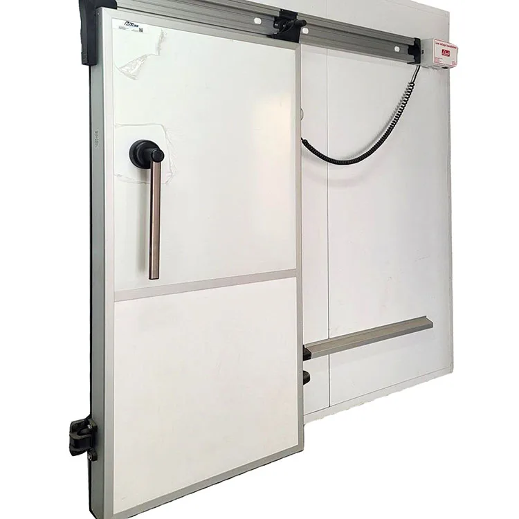 self closing high speed sliding cold room freezer door