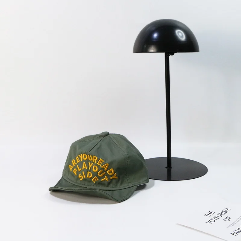 Детская шапка LYX73 в новом стиле, Детская тонкая уличная Кепка От Солнца, кепка с мягкими полями и вышивкой в виде букв для весны/лета