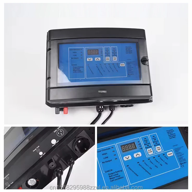 Pool Water Treatment System Machinery Salt Water Chlorinator Machine Swimming Pool Accessories Water Amusement Park Equipments