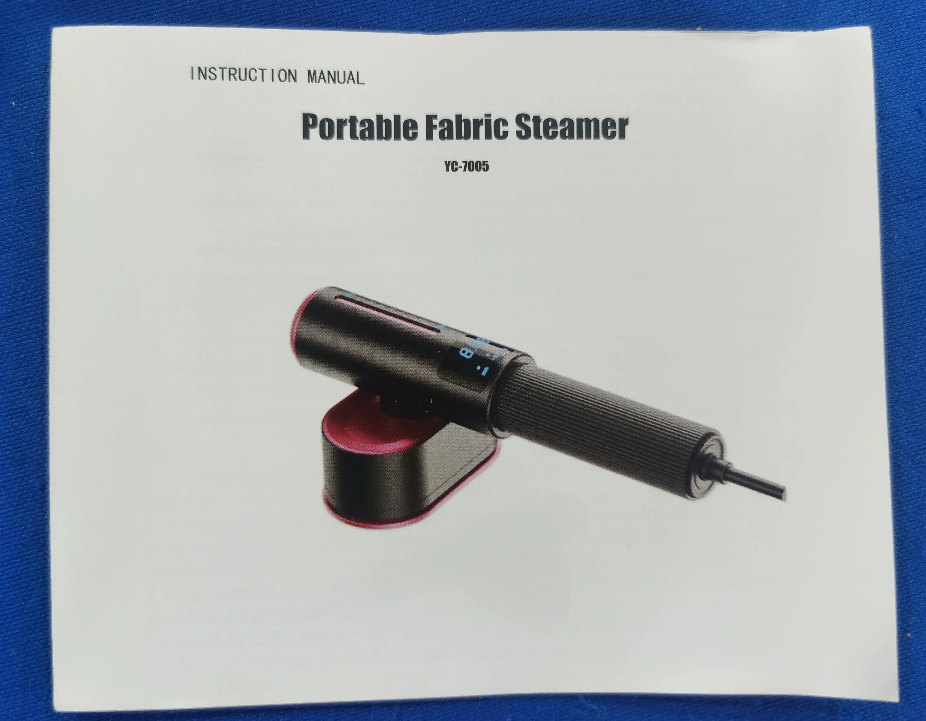 Electric Clothes Steamer Portable Steam Iron Handheld  Wet and Dry Garment Steamer Home Travel Steamer