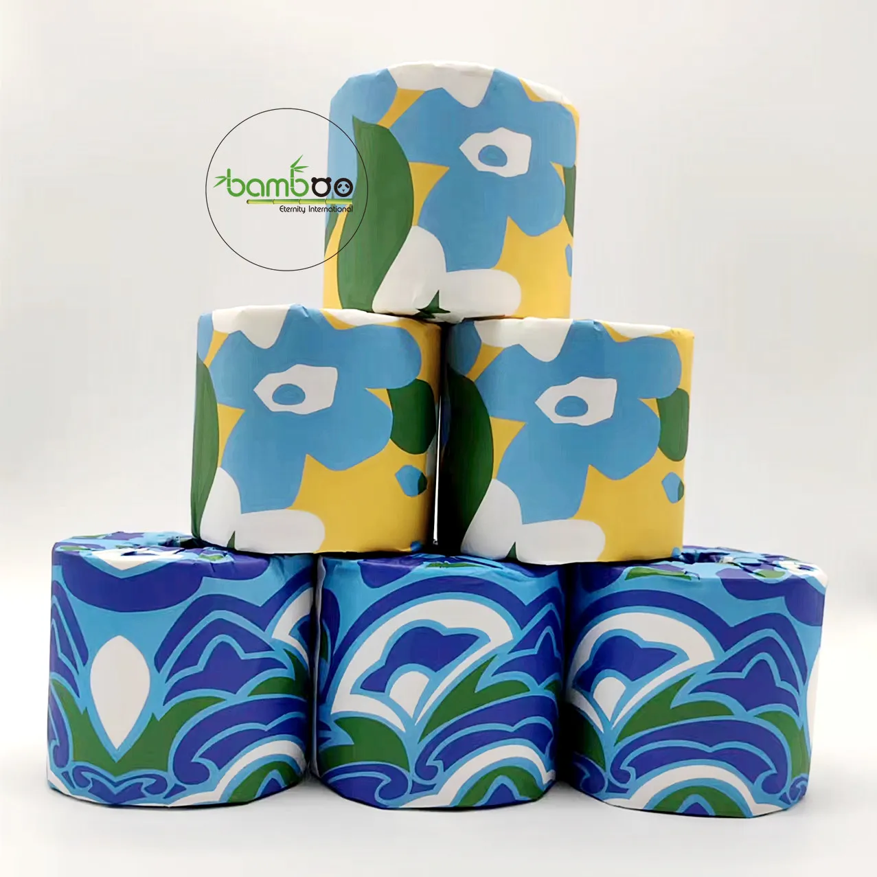 cheap price good quality bleach white toilet paper 100% bamboo pulp toilet tissue paper