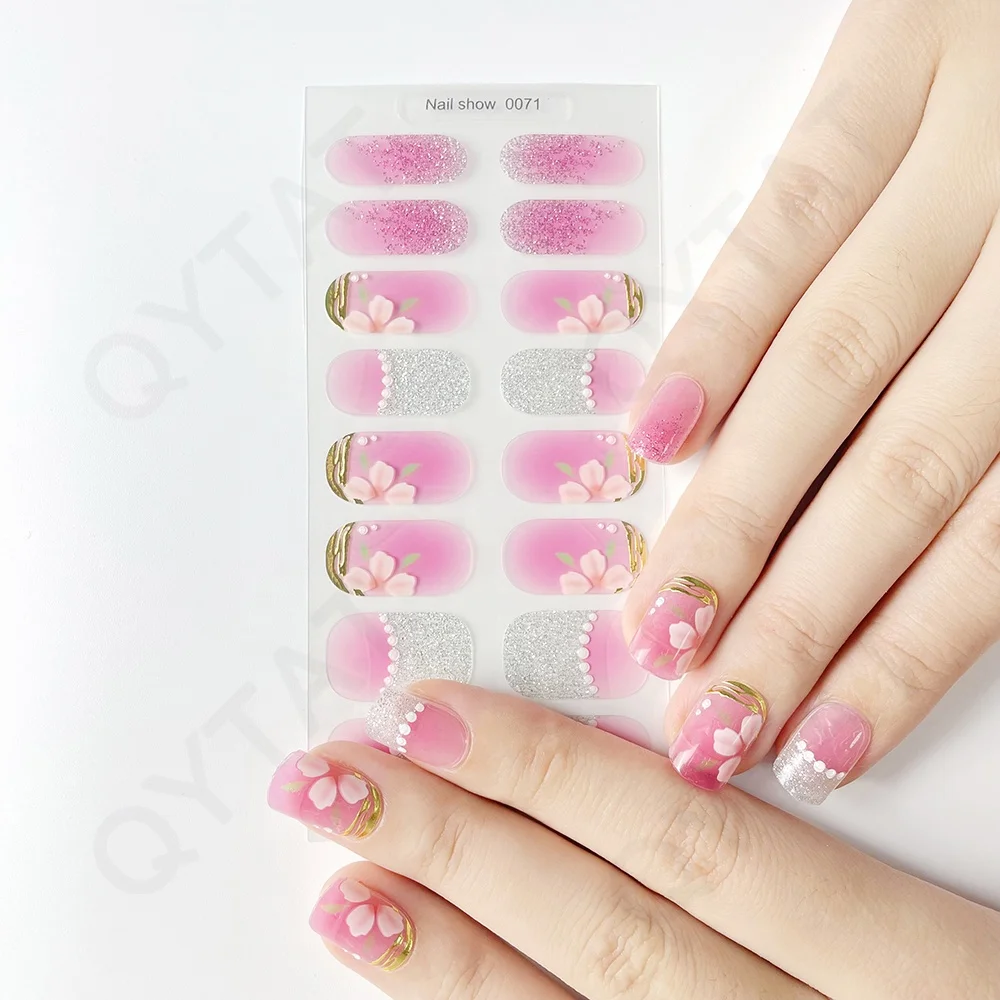 Factory Price Customized Design OEM/ODM Gel Shinning Polish Nail Sticker