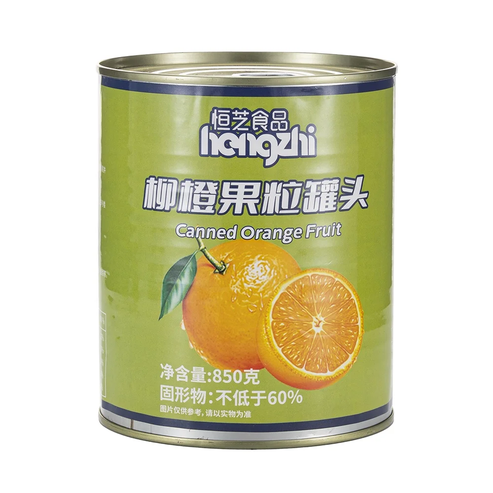high quality Canned orange for brands milk tea shop ingredients fruit tea bubble tea toppings