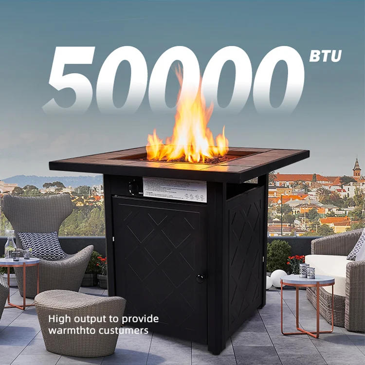 Factory Wholesale New Arrival Garden Furniture Outdoor Gas Fire Pit