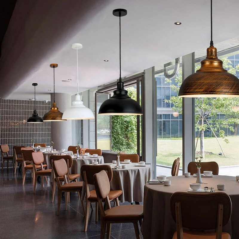 Chandelier Pendant Light Black Metal Industrial Modern Kitchen Ceiling Light Living Room Led Hanging Lamps