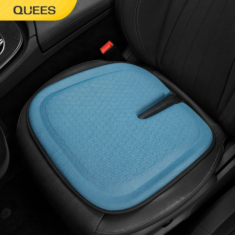 Quees Driver Sofa Support Car Cooling Gel Seat Cushion Cooling Comfort Silicone Car Gel Seat Cushion