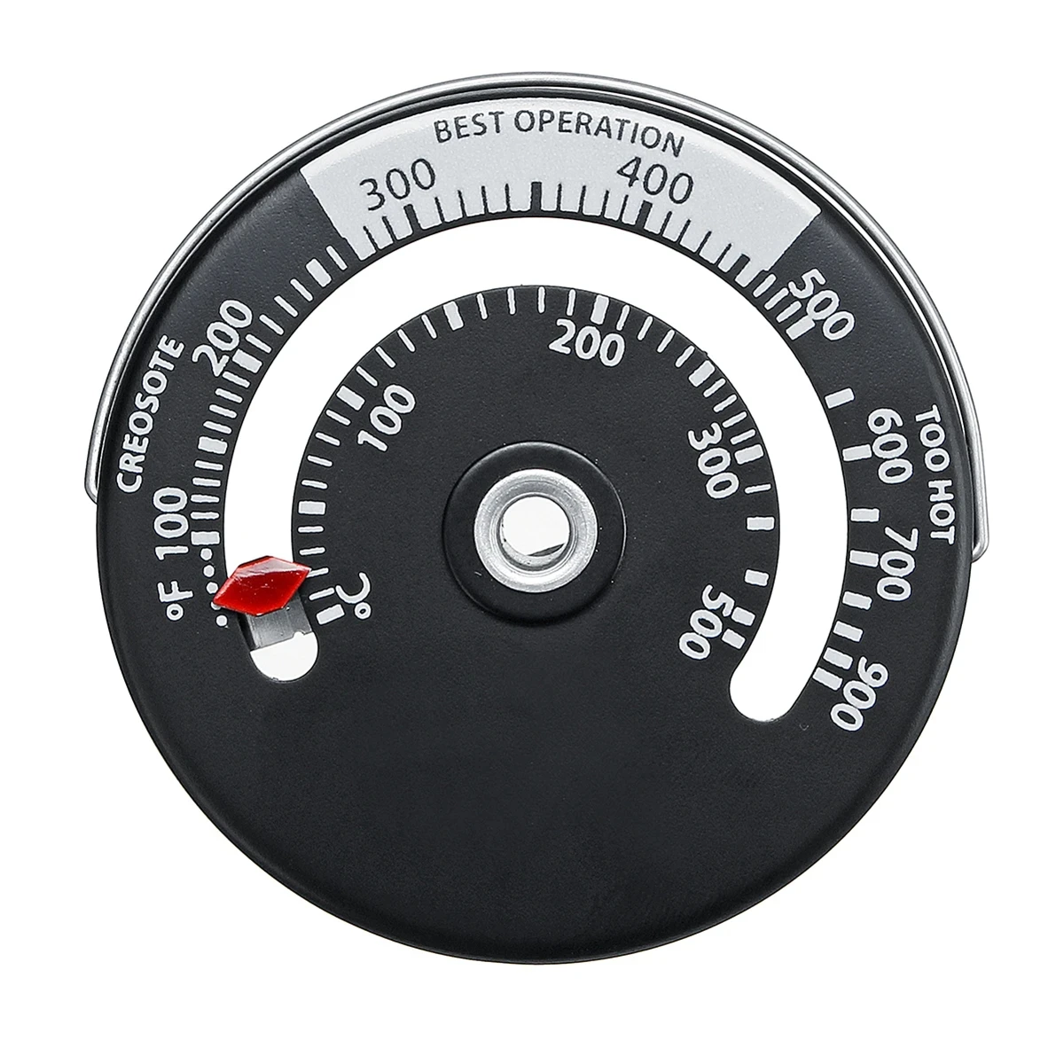 Fireplace Accessories Fireplace Magnetic Stove Thermometer for Wood Log Burning Stove