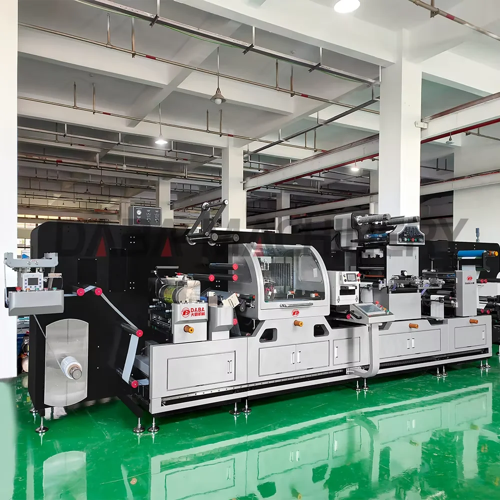 Automatic Label rotary flexo printing Die cutting slitting  conversion machine