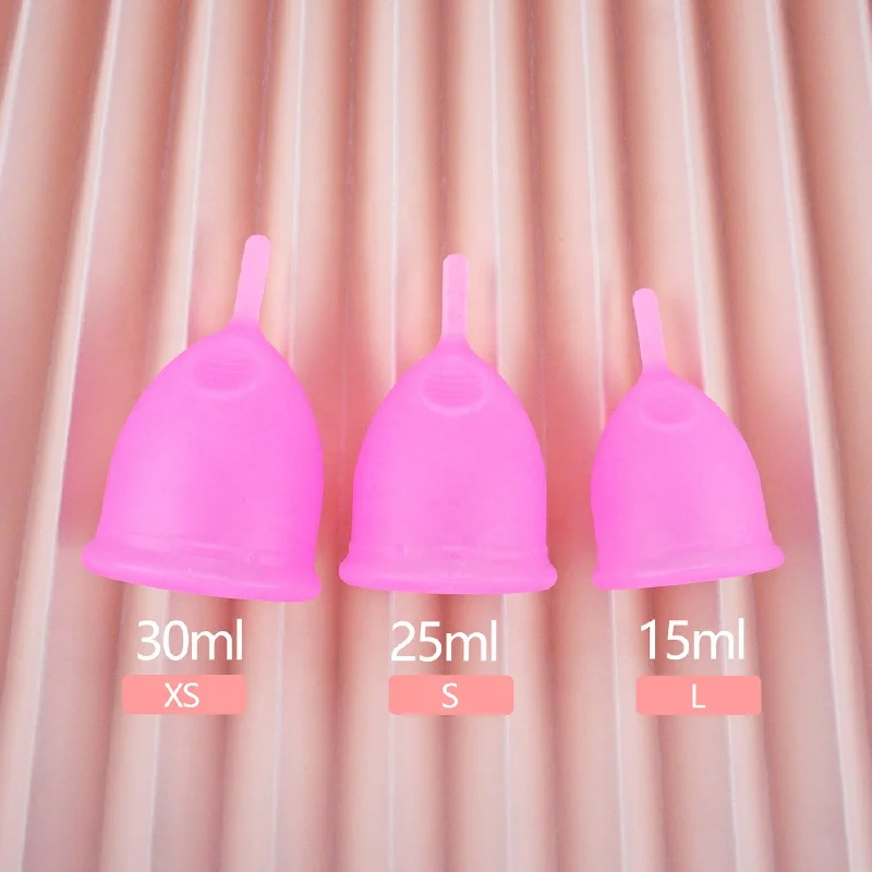Hygiene Cup Wholesale 100%  Medical Copa Menstrual New Design Transparent Menstrual Cup