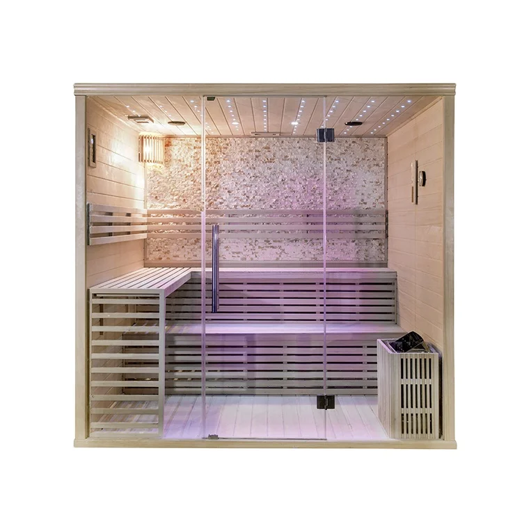 luxury 4-5 persons indoor steam sauna room for sale