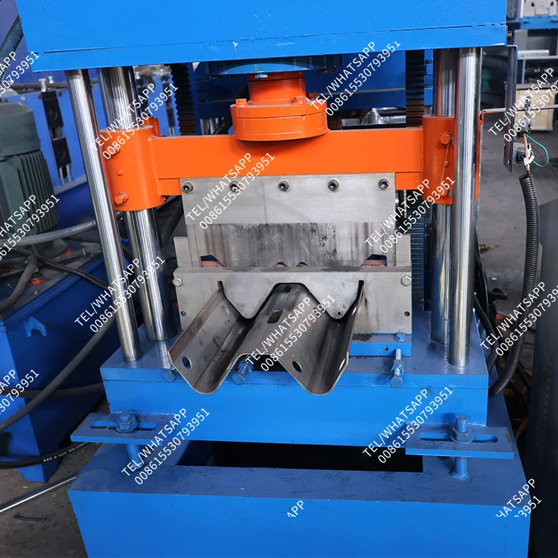 Highway Guardrail Crash Barrier roll forming machine freeway guardrail W beam machine