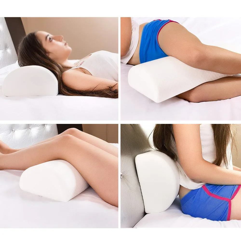 Semi-Roll Pillow,Half moon memory foam pillow/cushion