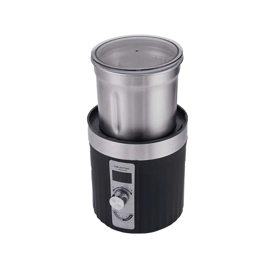 Custom Logo Professional Commercial Coffee Bean Powder Machine Espresso Mill Household Automatic Electric Coffee Grinder
