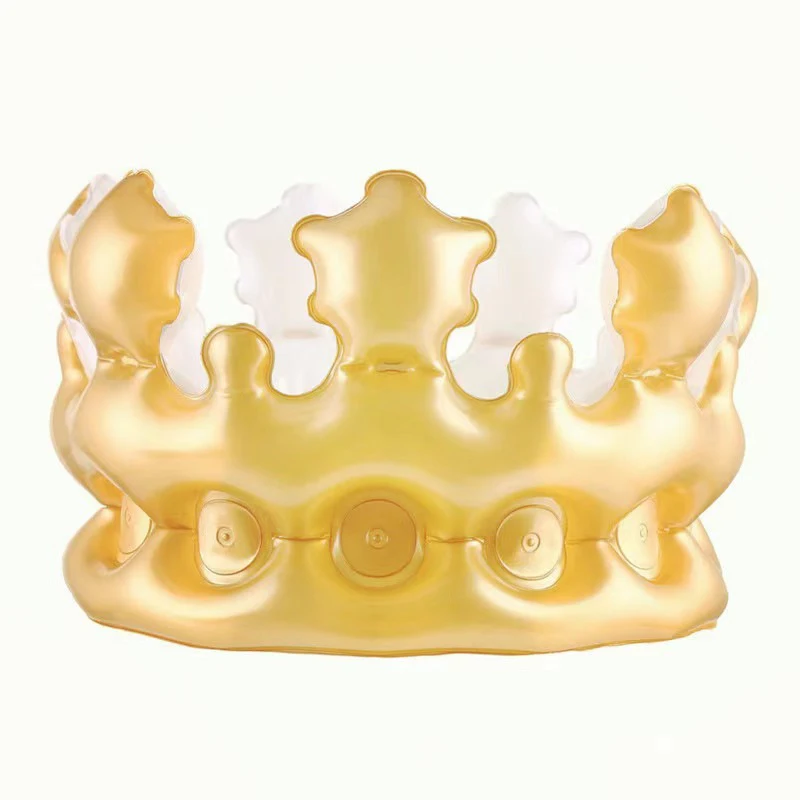 Factory Price Party Decoration Inflatable Cartoon Crown Inflated Headband toy