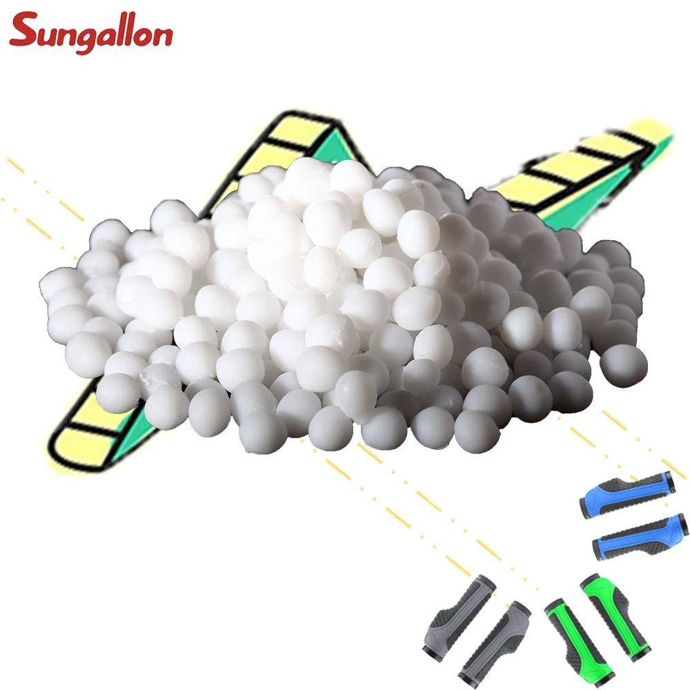Tpe granules of tpr for bike handlebar grips bicycle grip handle bar end holding locking grips