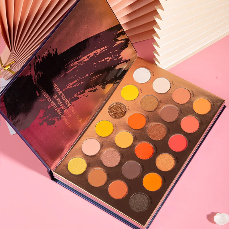 72 color eye shadow book eye shadow pallet customize private label eye shadow palette