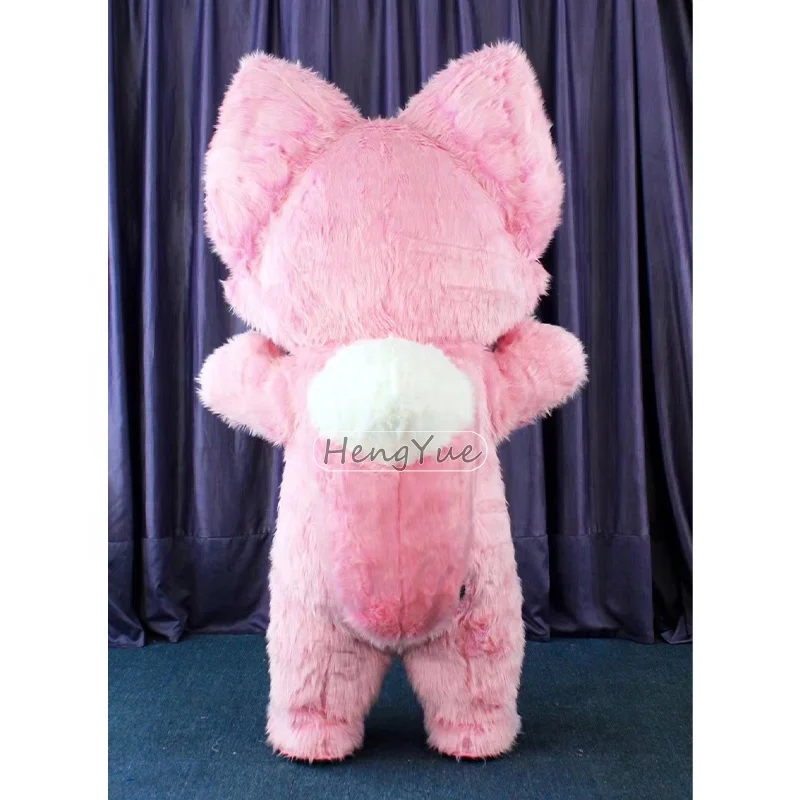 Giant Inflatable Mascot Costumes Business Restaurant Customized Pink Teddy Bear Mascot costume for Adult Wedding Decoration