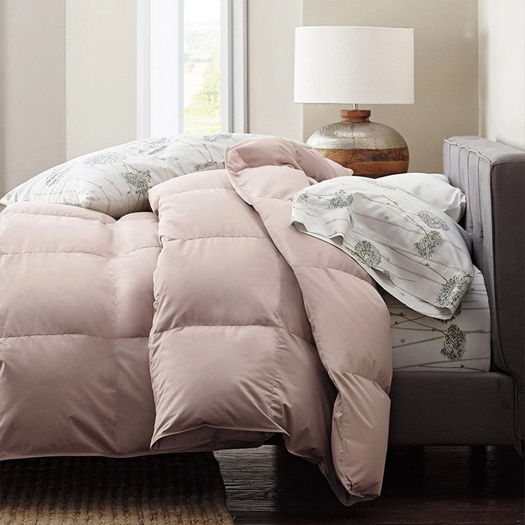 Wholesale King Queen Size Luxury Goose or Duck Down Comforter/Duvets for hotel