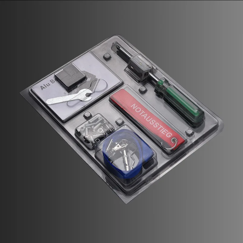 BF Transparent Package Plastic Tray Small Cheap Custom Card Clamshell Blister Packaging Lipstick Sample