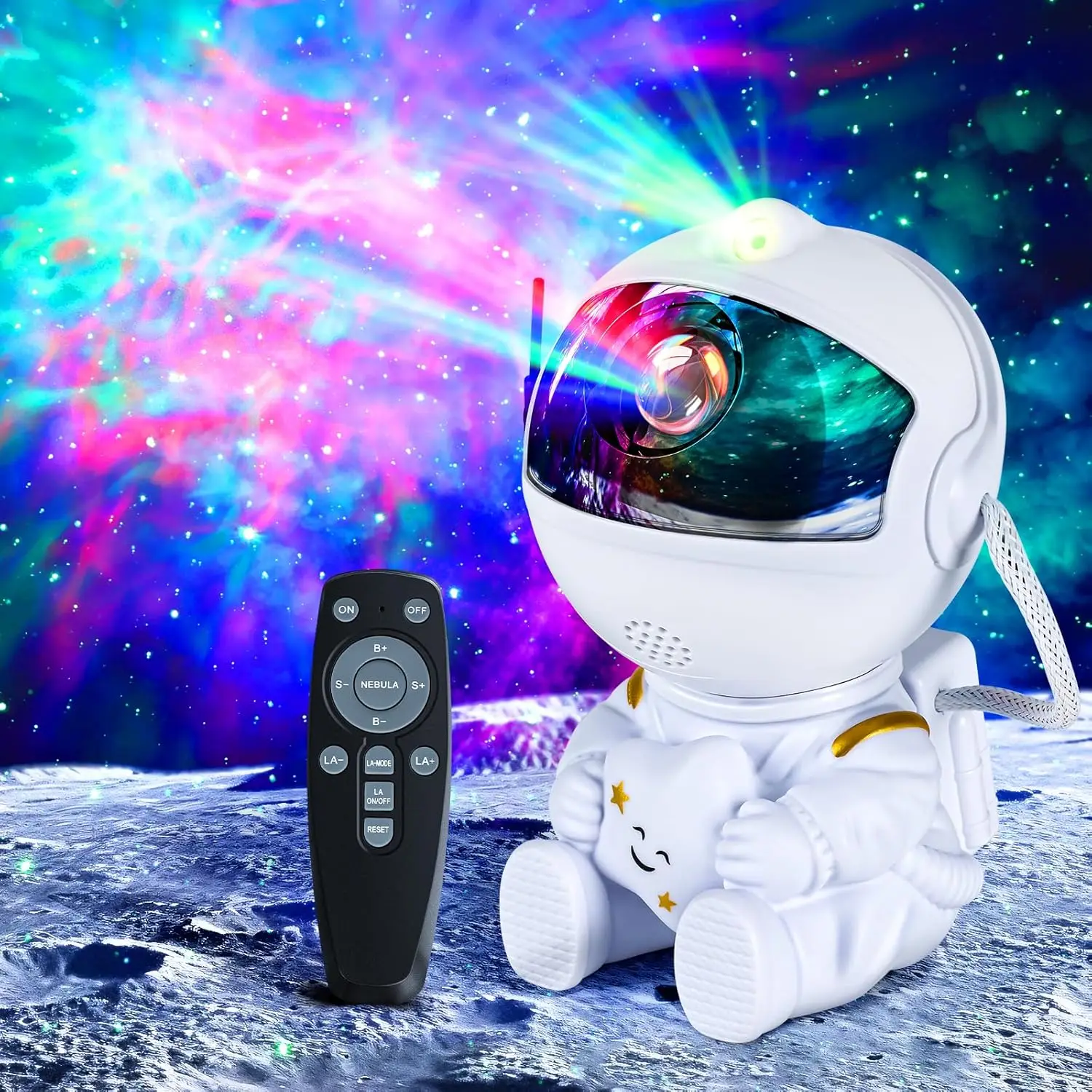 Smart Star Night Starry Projector Light Laser Sky Star Projector LED Night Light Astronaut Galaxy Projector For Bedroom Home
