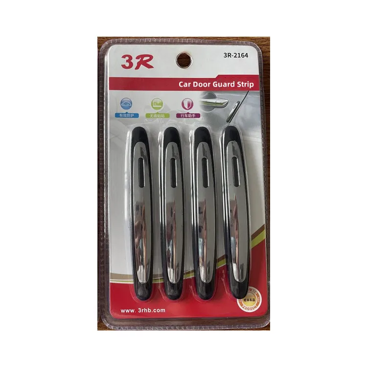 Molding Black Color 4 Pcs Car Styling Door Edge Guards Bumper Protector Trim Guard Sticker for Auto Vehicle