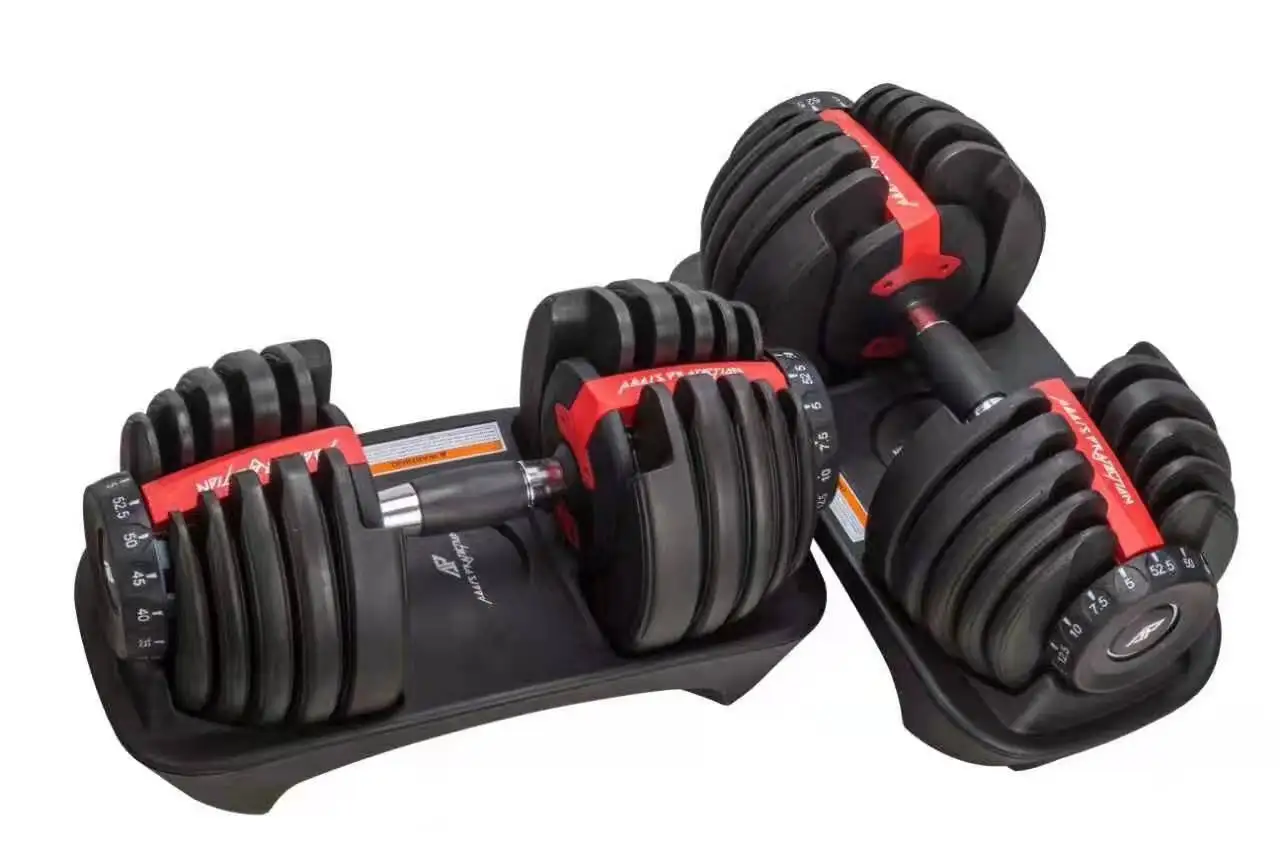 Gym equipment Well show Sport Adjustable Dumbbell Free Weight Lifting Fitness Dumbbell For Body Building