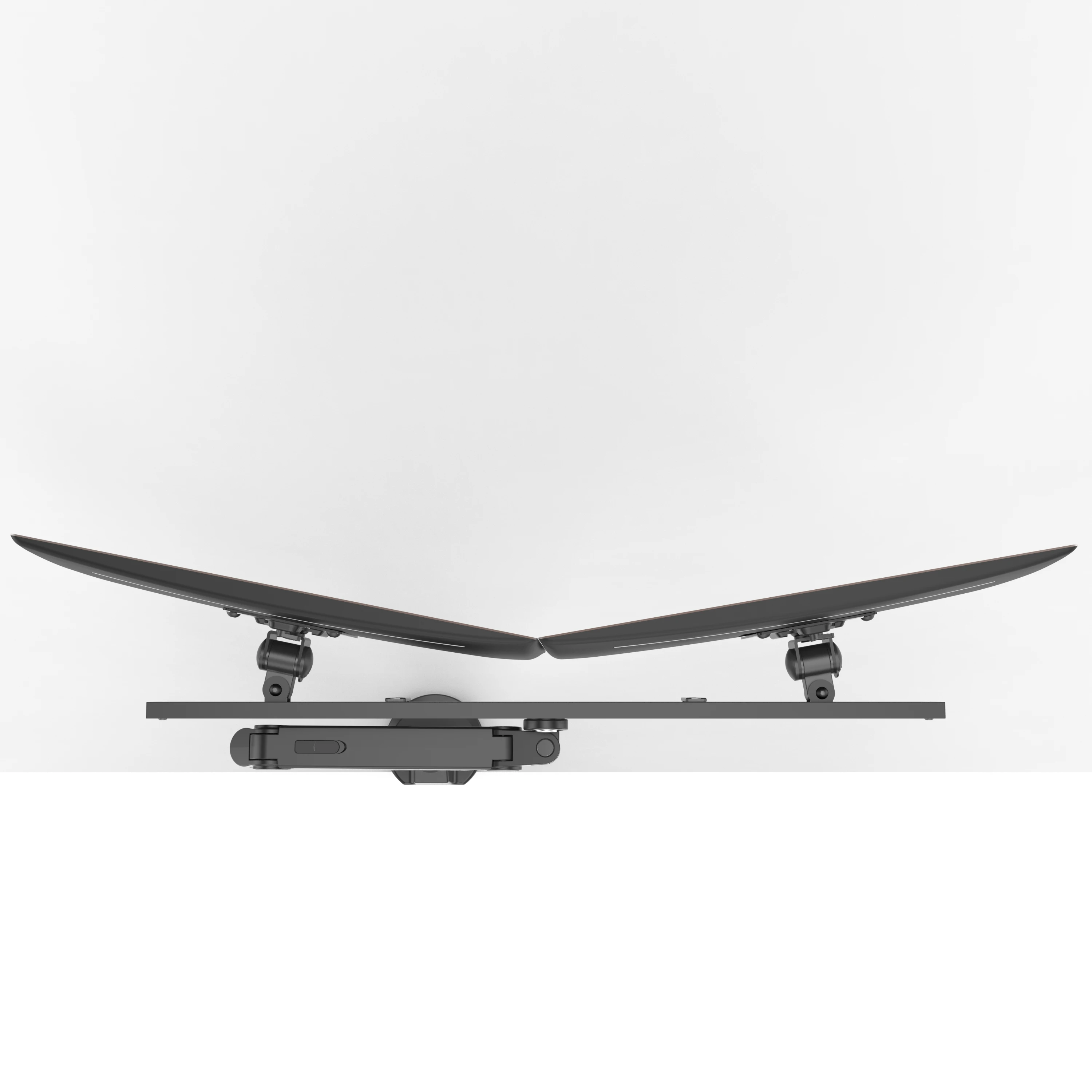 High quality 13-27' LCD/LED ergonomic aluminum flexible adjustable dual monitor mount stand