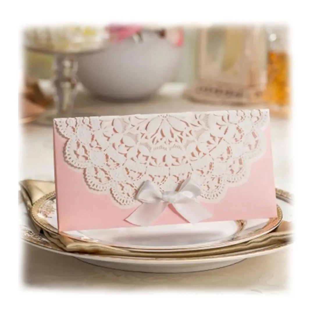 Winpsheng Custom Luxury Handmade Greeting Cards Wedding Invitation Cards Envelopes