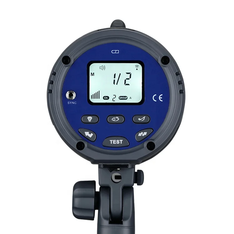 Wireless studio flash for location shooting battery powered strobe light kit and outdoor wireless studio flash