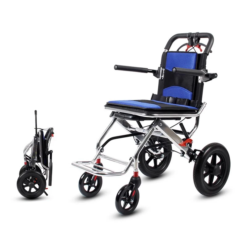 Super Lightweight Foldable Transit Aircraft Wheelchair for Airplane Used