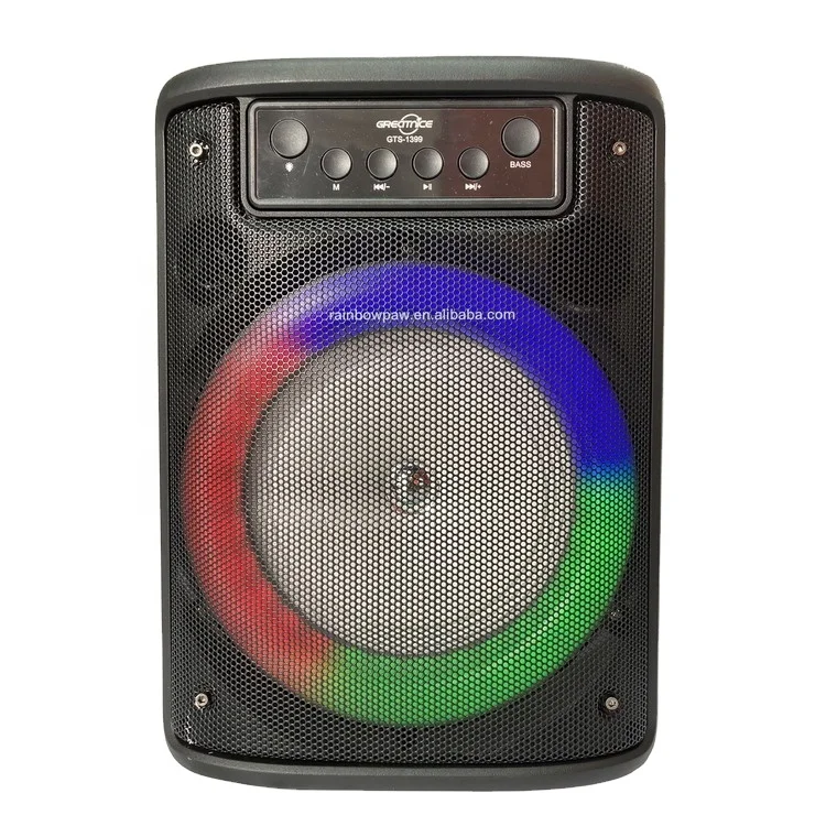 New 6.5 Inch Bt Speakers Led Party Audio Outdoor RGB Color light KTS Speaker GTS-1399