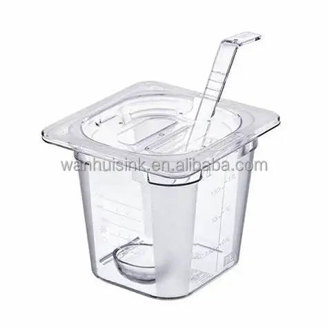 LFGB NSF PC/PP food container plastic gn pan polycarbonate trays