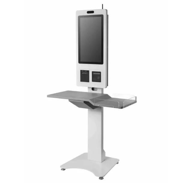 24 Inch All-in-One POS Kiosk Terminal with Scanner and Printer for Cash Register Operations