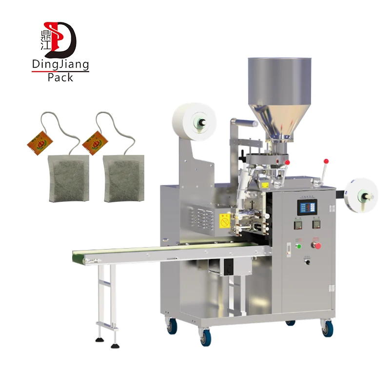 Pyramide Inner And Outer Tea Bag Packing Machine With Thread
