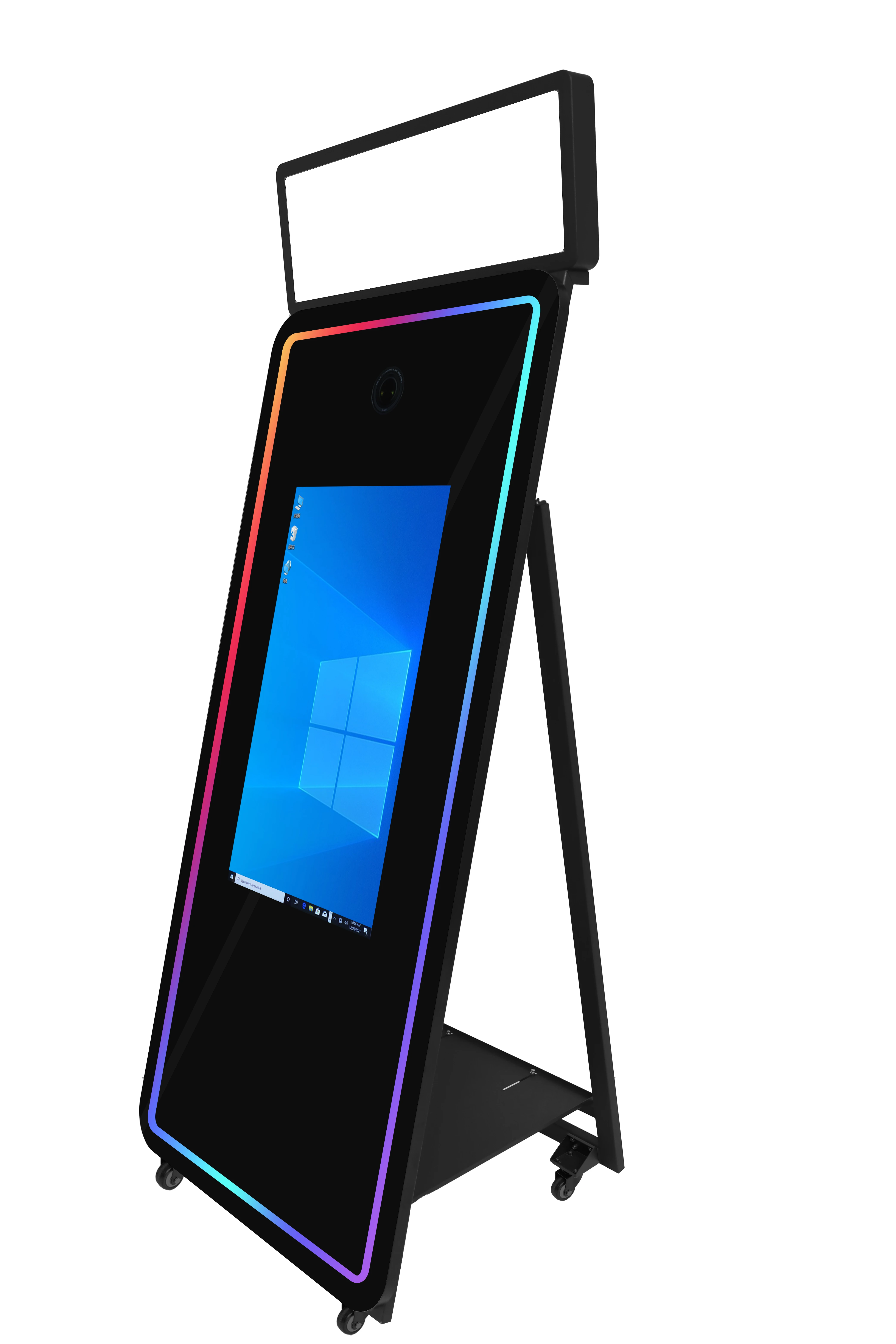 2022 New Best Price Big 360 Photo Booth Automatic Magic Mirror Photo Booth Vending Machine Events Mirror Photo Booth