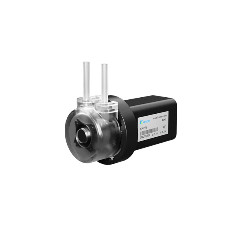 Kamoer KMPP6 3.7V DC Motor 4-12ml/min Low Flow Rate Micro Peristaltic Pump