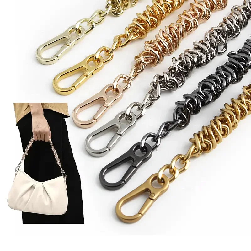 Aluminum Shoulder Bag Chain Purse Handles Strap Handle Replacement Accessories Metal For Diy Bag Accessories Making