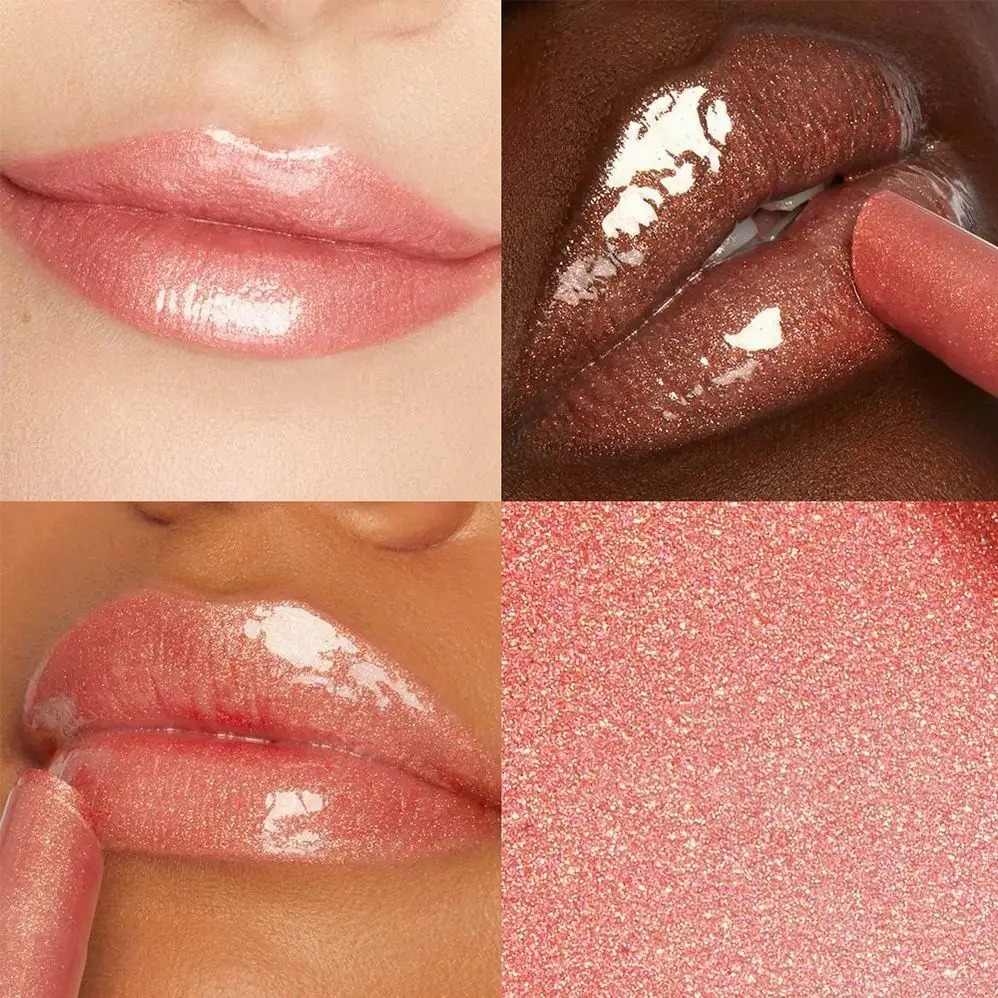 Vegan High Quality Juicy Lip Plump Gloss Custom Luxury Private Label Lip Plump Oil Custom Logo Shimmer Glass Lip Plump Gloss