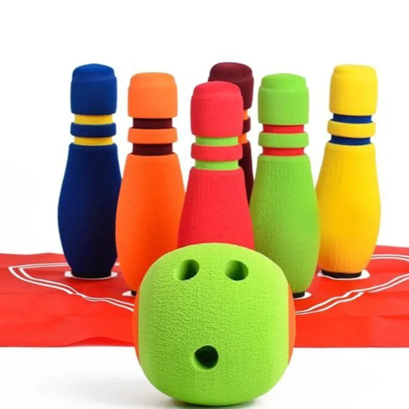 Лидер продаж, набор больших детских шаров для боулинга в помещении, Мультяшные игрушки