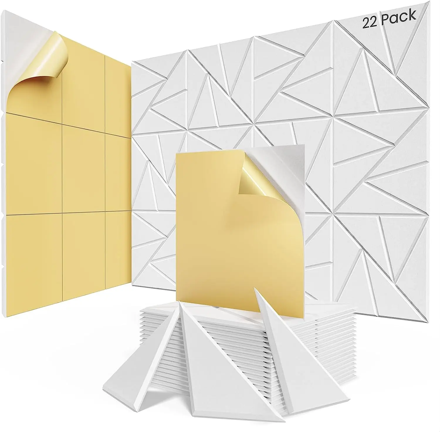 New Design Square Polyester Sound-Absorbing Board 100% Fiber Decorative and Functional Soundproofing Improves Sound Quality