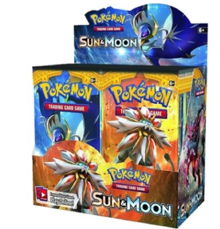 Недорогой усилитель для карт Pokemon хорошего качества 324/360 шт./коробка солнце и луна играющие карты Pokemon GX EX