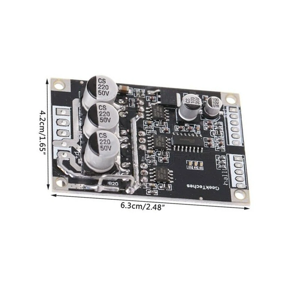  15A 500W DC12V-36V бесщеточный контроллер скорости двигателя BLDC плата драйвера с