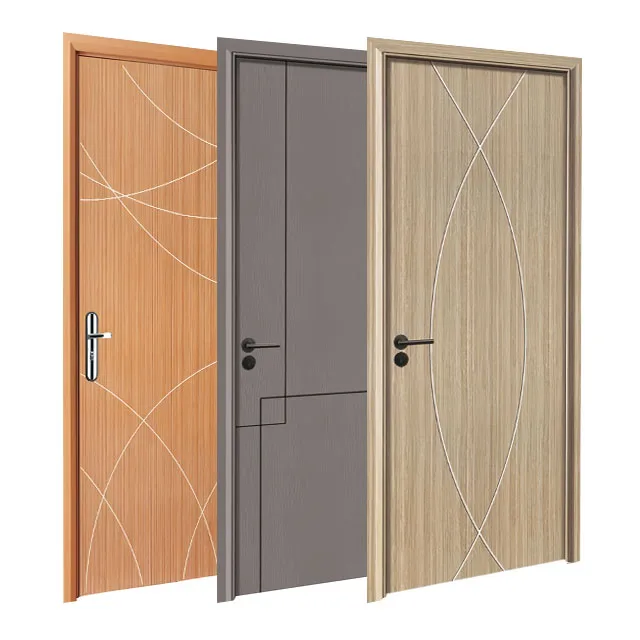 WPC wood plastic environmental protection material bedroom door waterproof and termite-proof