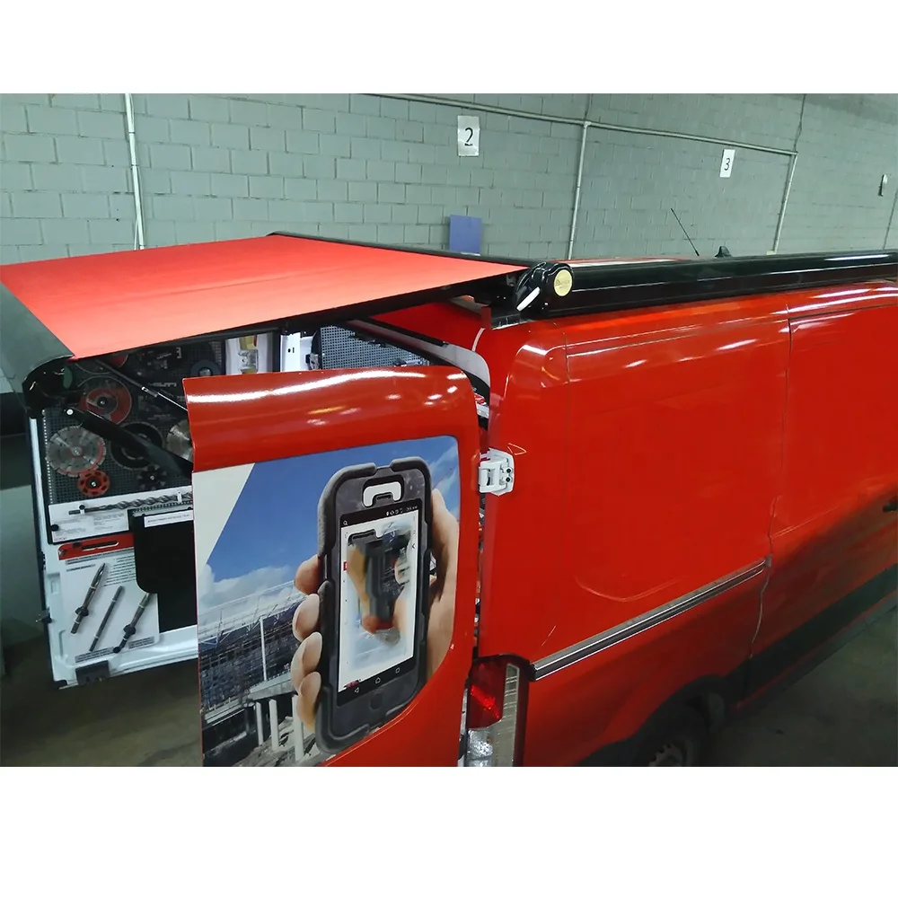 motorized motorhome caravan roof awning