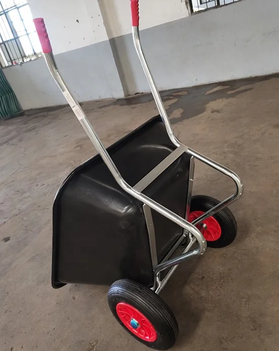 plastic tray double wheels big water capacity wheelbarrow wb9610