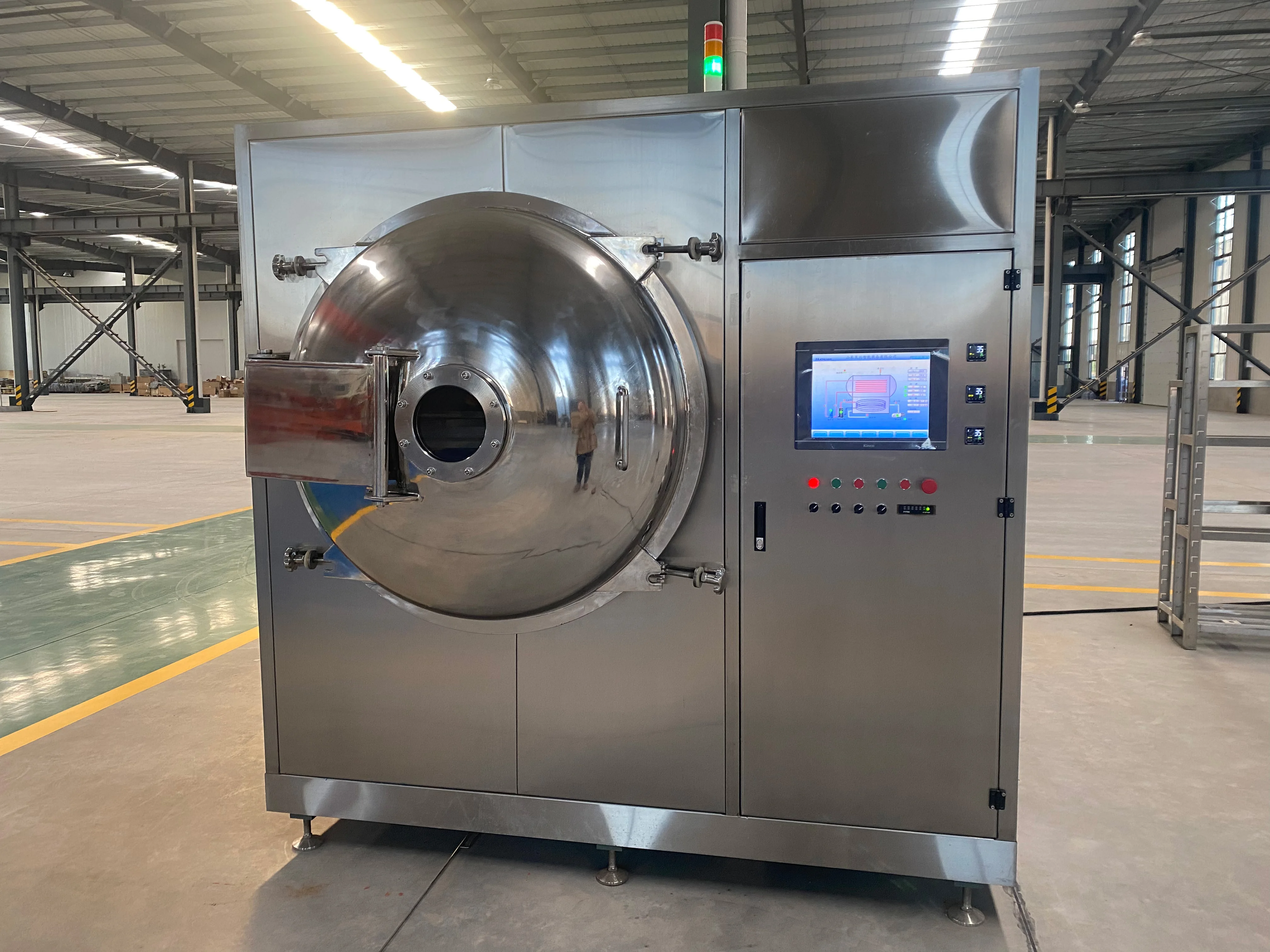 Huchuan automatic vacuum freeze dried avocado powder spinach machine fruit juice powder lyophilization