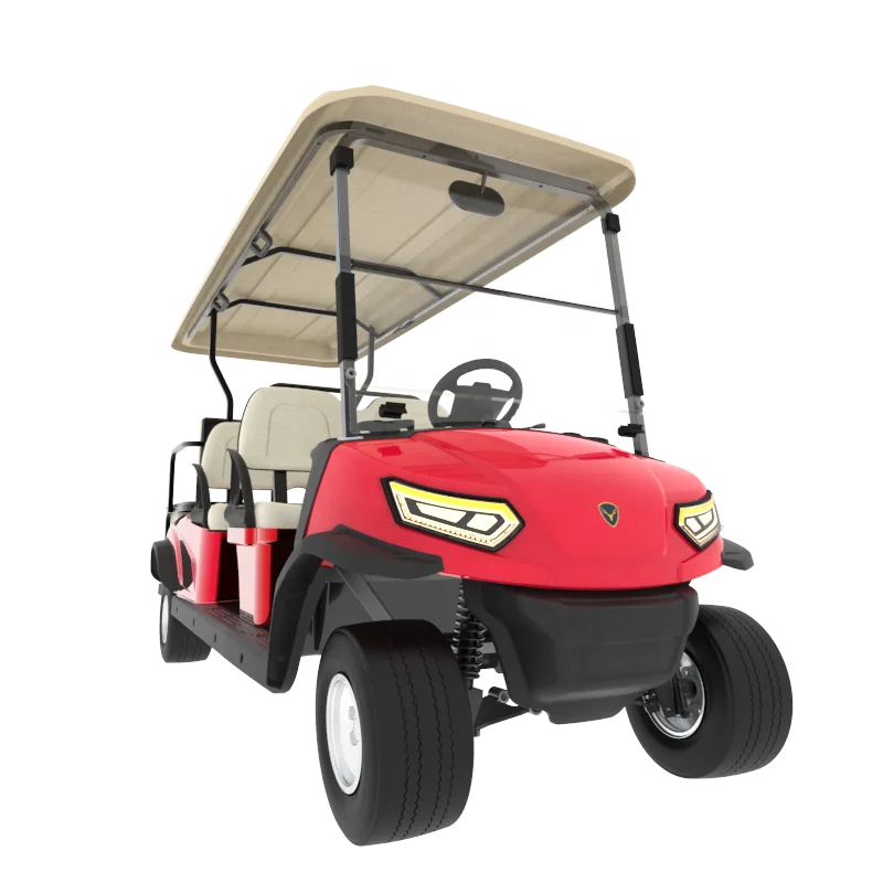 Leroad 4-местный Электрический гольф-карт, работающий на заднем сидении и Кэдди допущенный к эксплуатации Популярные