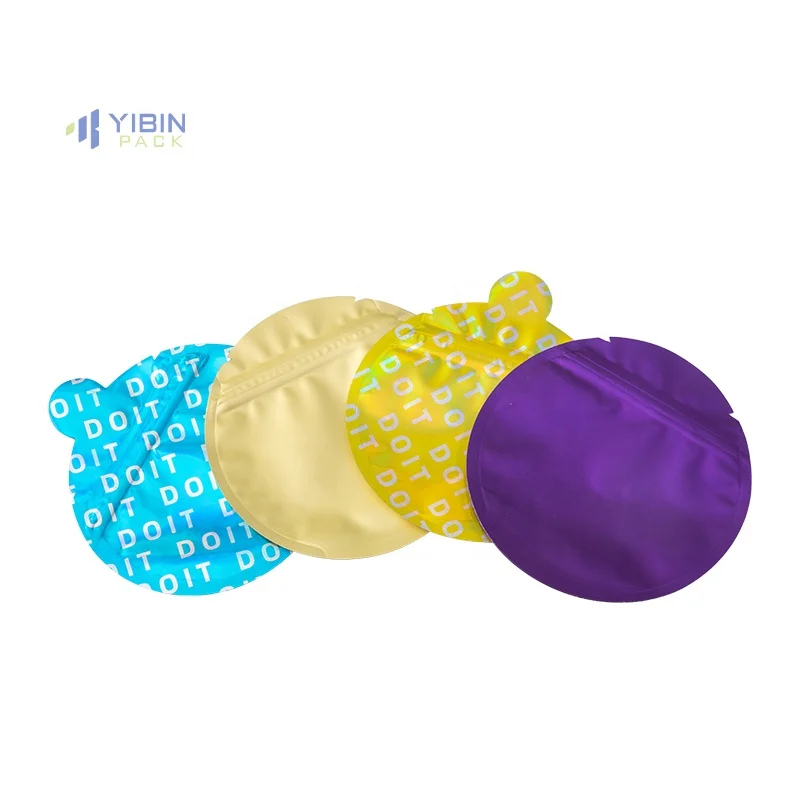 Customized Printed BIG Plastic Food Stand Up Packaging Pouch Oversize Hanging Snack Bag Smell Proof Candy Bolsa De Mylar Bag