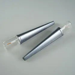 5 6ml triangular  lip gloss wand tube,empty  lip gloss container ,new style lip gloss tube vendor