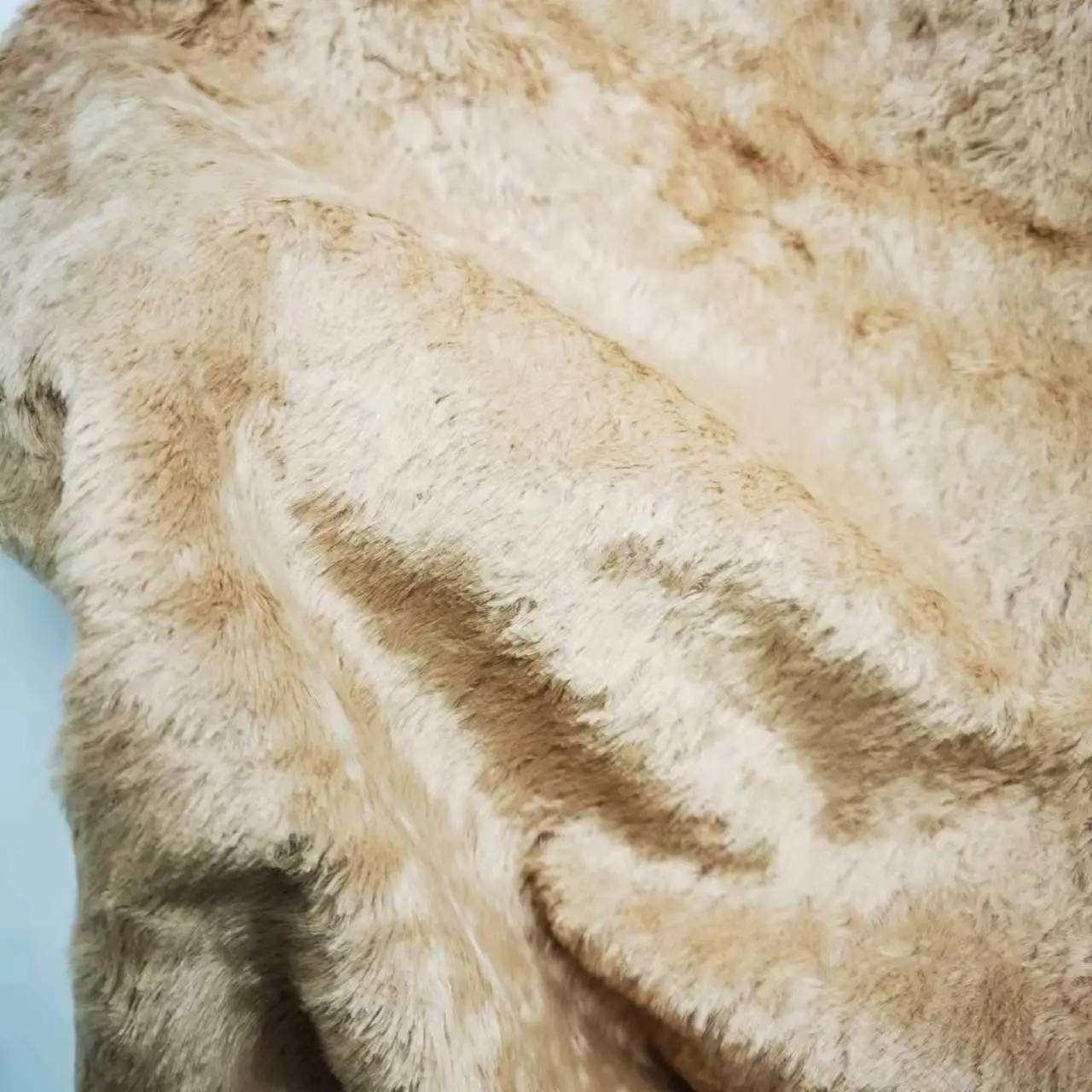 ready to ship cotton viscose brushed fake fur fabric faux fur for puppet use